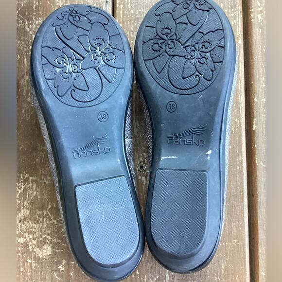 Dansko Olivia Snake Grey Black Slip Loafer Women’s Comfort Shoe Size 38 - Picture 5 of 5